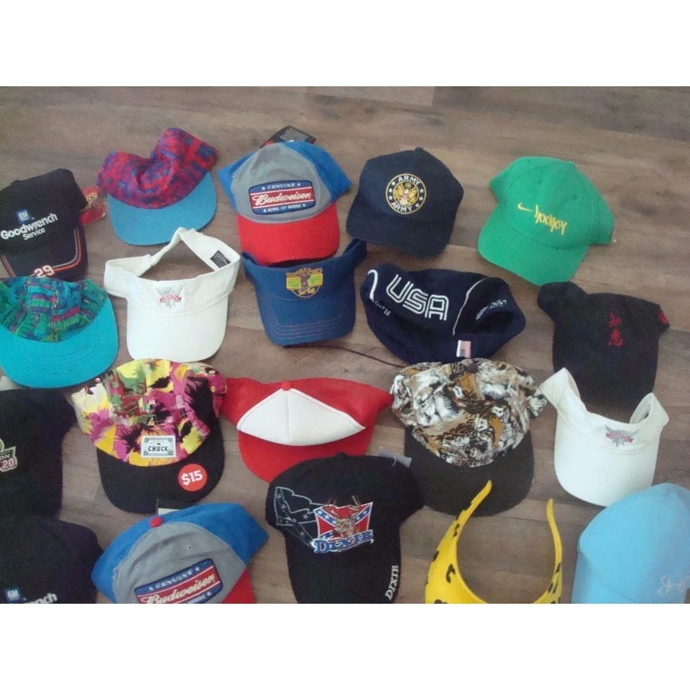 20 NASCAR OLYMPIC RARE SPORTS STRAPBACK 90S WHOLESALE LOT HATS‎ VINTAGE HAT CAP